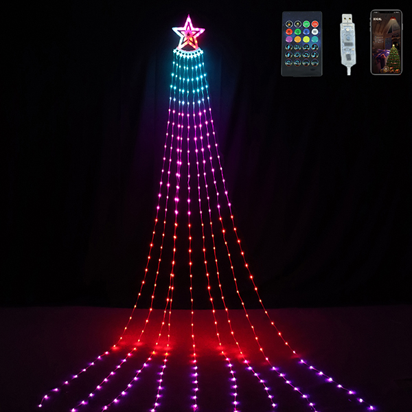 Star Waterfall Light